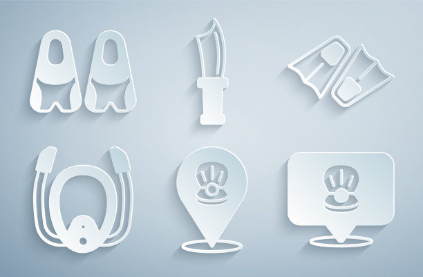 设置扇贝海贝壳鳍游泳图片下载