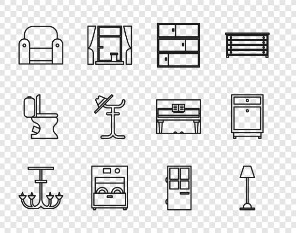 集线吊灯落地灯架厨房图片下载