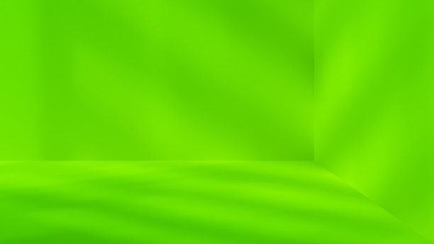 带有艺术阴影的绿色房间图片下载