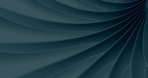 抽象的三维深色结构图，表面墙与光滑的波浪形成纹理图片下载