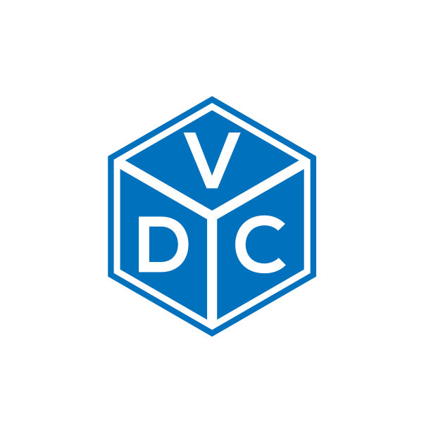 黑底VDC字母logo设计图片下载