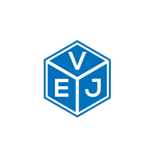 黑色背景上的VEJ字母LOGO设计图片下载