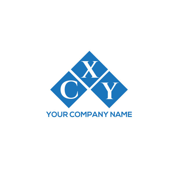 黑色背景上的XCY字母标志设计图片下载