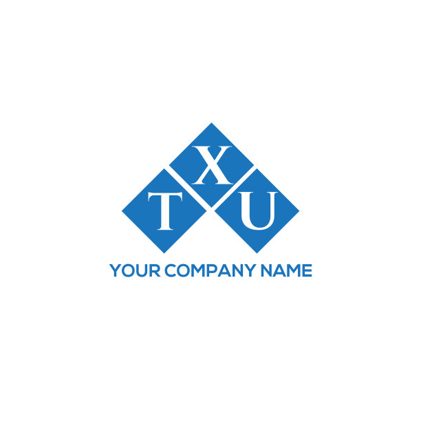 XTU黑色背景字母标志设计图片下载