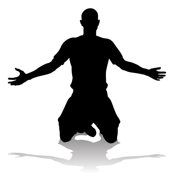 足球运动员轮廓图片下载