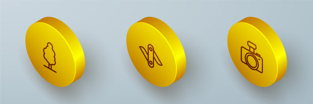 设置等距线树和瑞士军刀图片下载