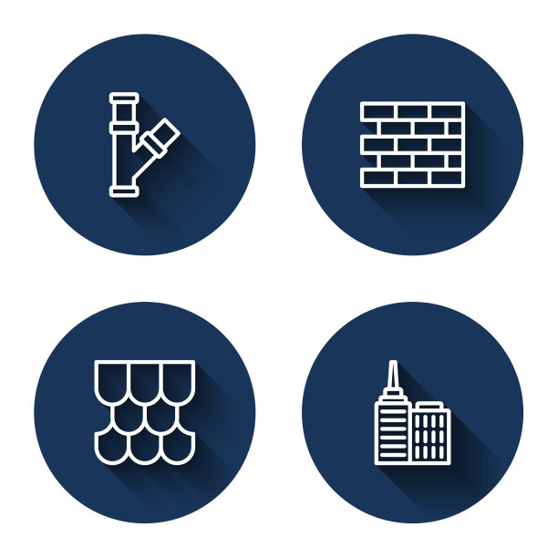 集线工业金属管砖屋面瓦图片下载