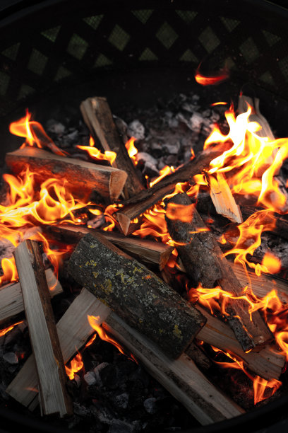用木头生火图片下载