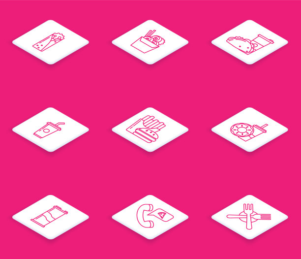 定线doner烤串纸玻璃玉米卷与图片下载