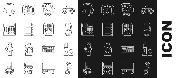 用耳环口红套线耳朵旧手机图片下载