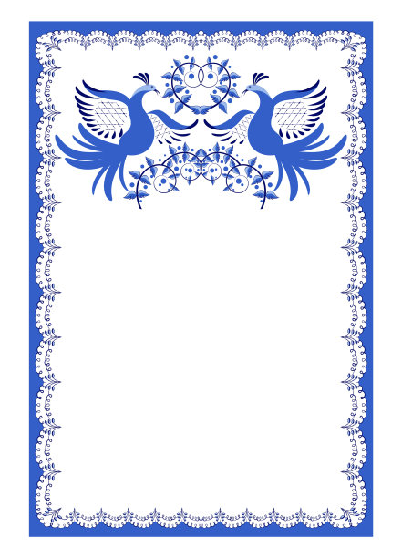 民族青瓷画套牌婚礼图片下载