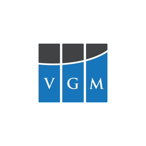 白底VGM字母logo设计图片下载