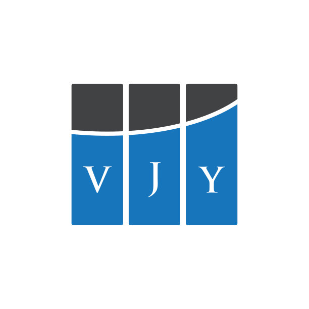 白色背景上的VJY字母标志设计图片下载