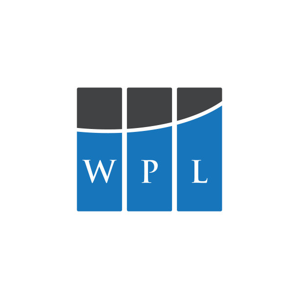 WPL黑底字母logo设计图片下载