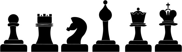 象棋棋子-黑色图片下载