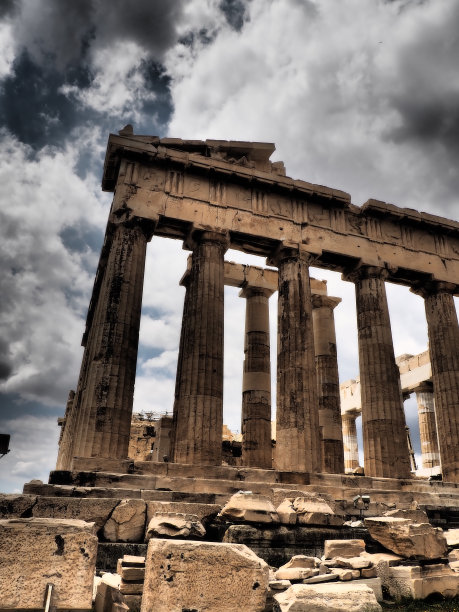 帕台农神庙的东立面图片下载