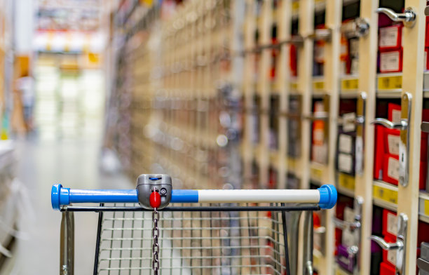 家装店的购物车图片下载