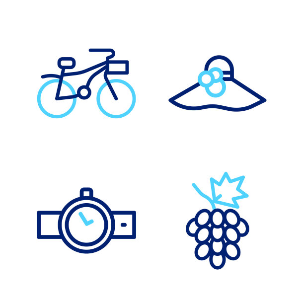 集线葡萄果腕表优雅女子图片下载