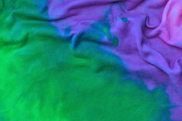 抽象扎染多色织物织物紫色花纹纹理图片下载