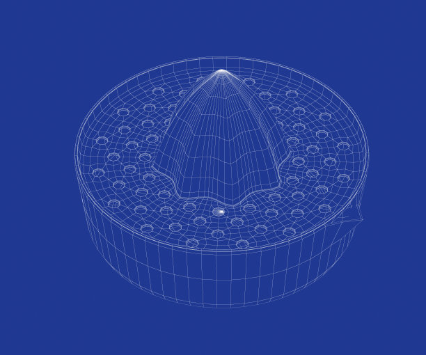 柑橘榨汁机3D模型图片下载