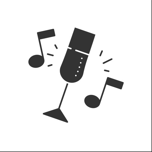 酒吧党字形图标图片下载