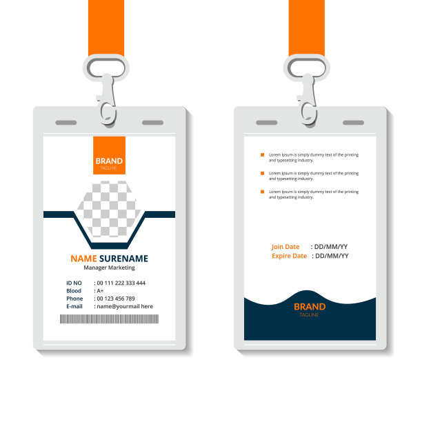 摘要现代、干净的身份证图片下载