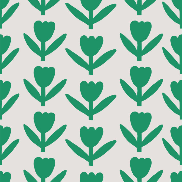 可爱的手绘复古无缝图案图片下载