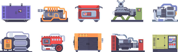 发电机用于电力能源工业机械图片下载