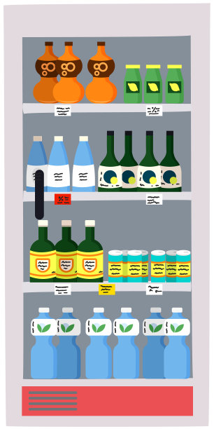 超市食品杂货店冷却设备图片下载