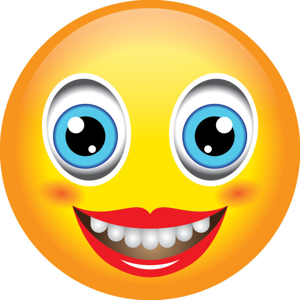 女性微笑表情符号图片图片下载