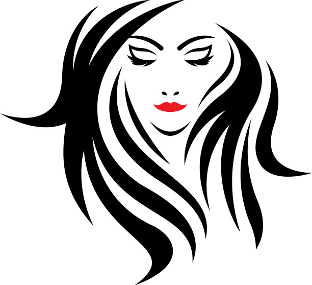 美容美发沙龙标志图片下载