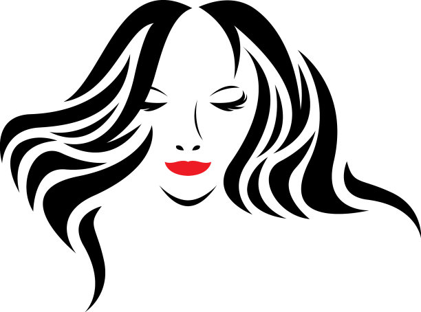 美容美发沙龙标志图片下载