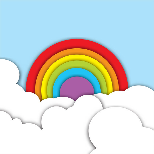 彩虹背景图片下载