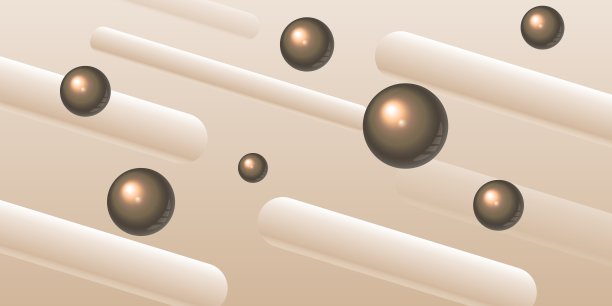 抽象球金背景。黄金球体积几何背景。矩形帧头。长途跋涉地球仪。奢华时尚的圣诞设计图片下载