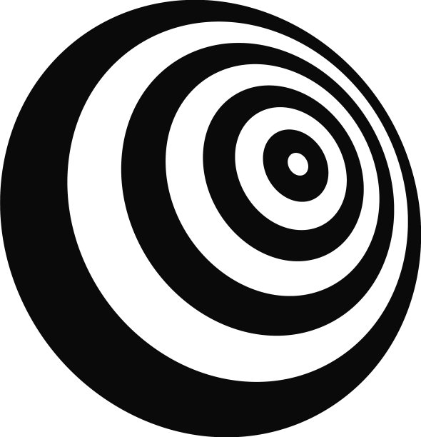 同心圆径向环设计元件图片下载