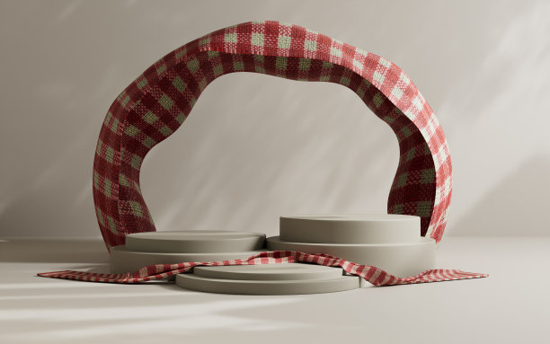 3d渲染抽象平台平台产品展示背景图片下载