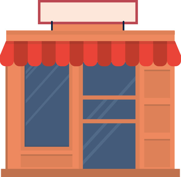 商店的城市建筑图片下载