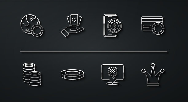 设线赌场筹码信用卡老虎机图片下载