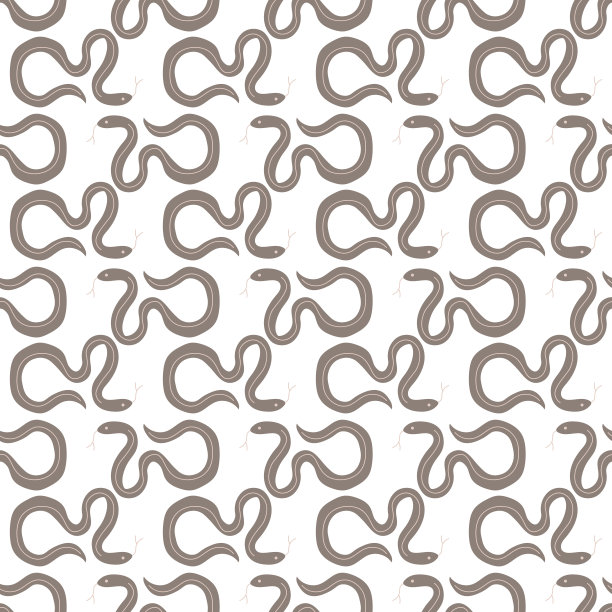 蛇无缝模式。蛇:细长的、无腿的食肉爬行动物。西部的主题。手绘彩色时髦矢量插图。野生动物的概念。图片下载