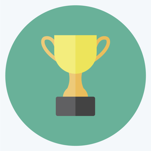 图标奖适合数字网络符号平图片下载