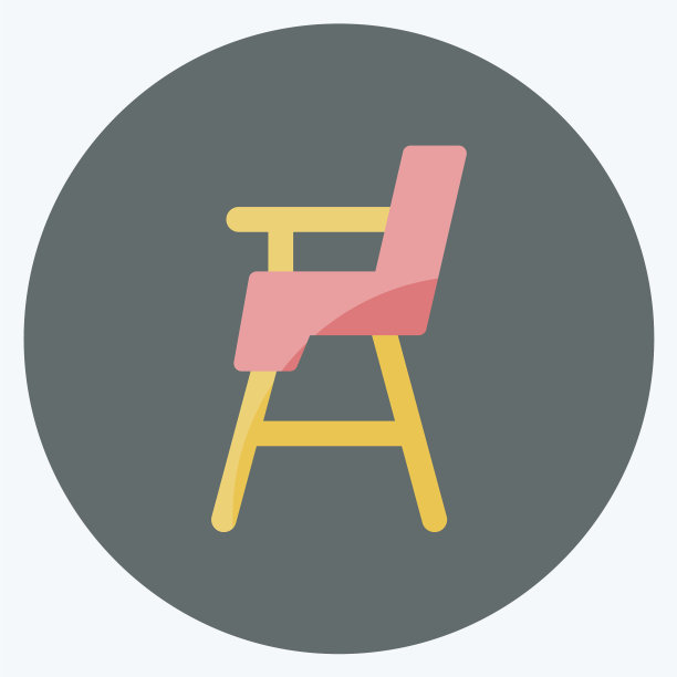 图标婴儿椅适合婴儿符号平图片下载