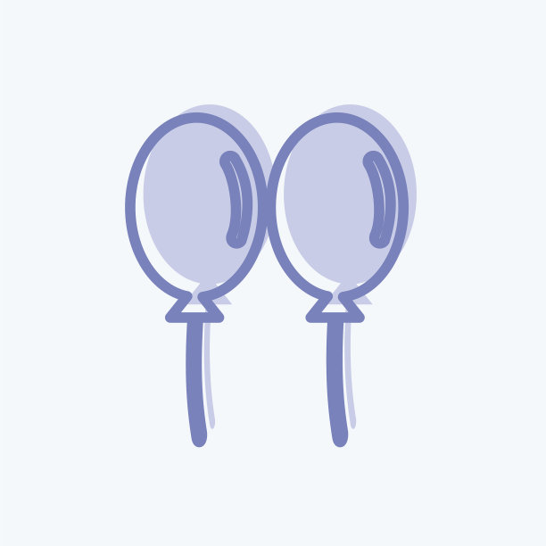 图标气球适合婚礼标志二图片下载