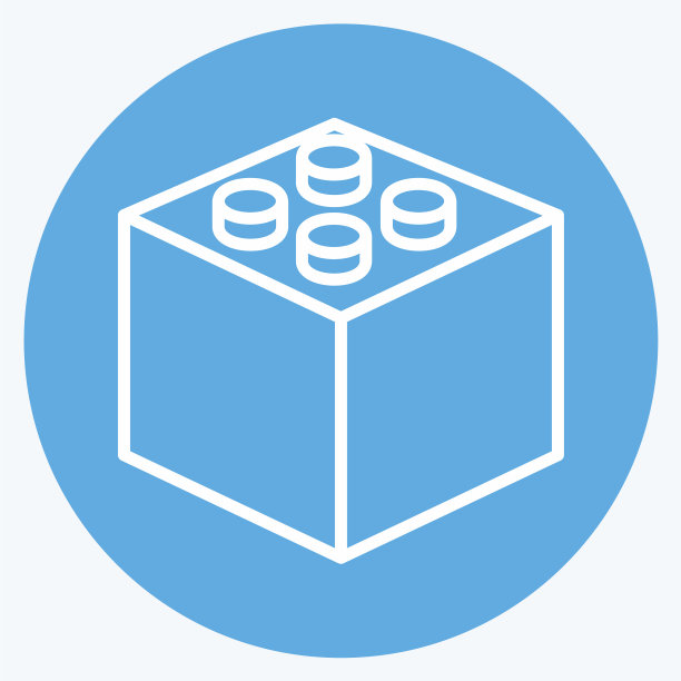 图标块适合宝宝蓝色的眼睛符号图片下载