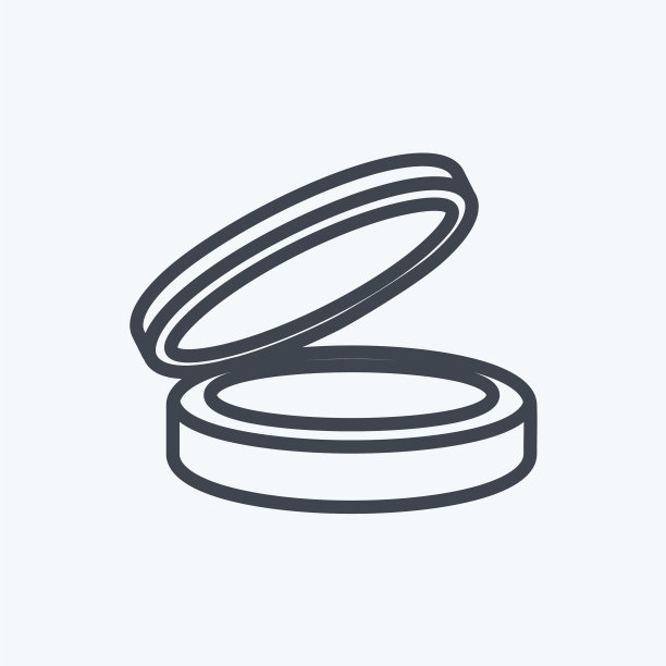 Icon腮红适合美容护理的符号线图片下载