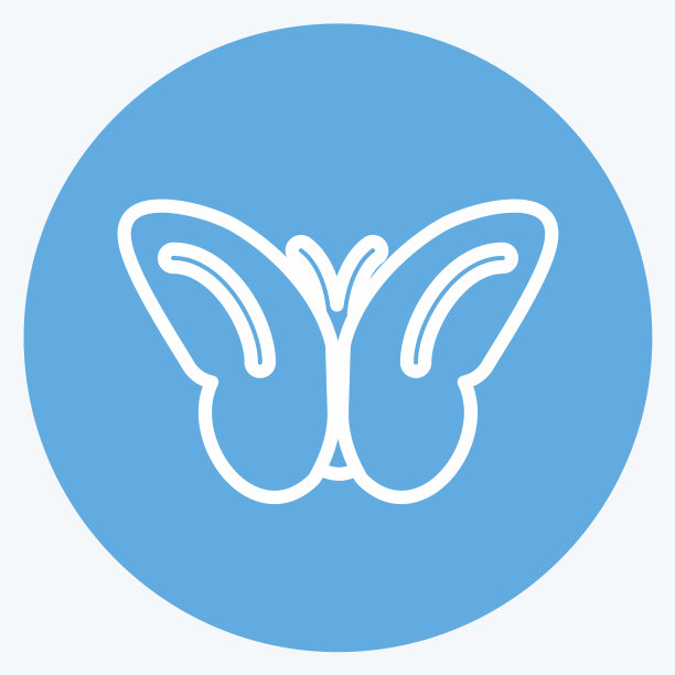 图标蝴蝶飞适合春天的象征图片下载