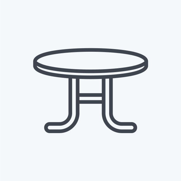 图标咖啡桌适合家居象征线条图片下载