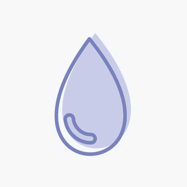 Icon drop适合spa符号的两种色调风格图片下载