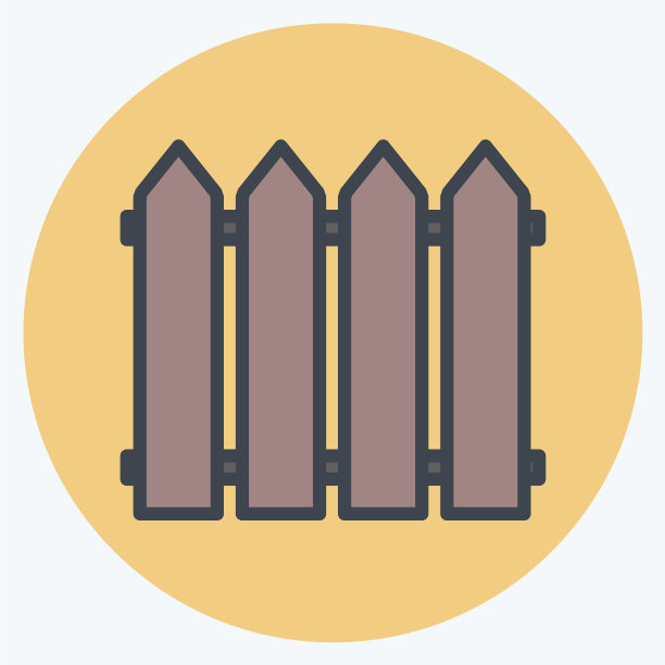 图标栅栏适合春天的标志颜色搭配图片下载