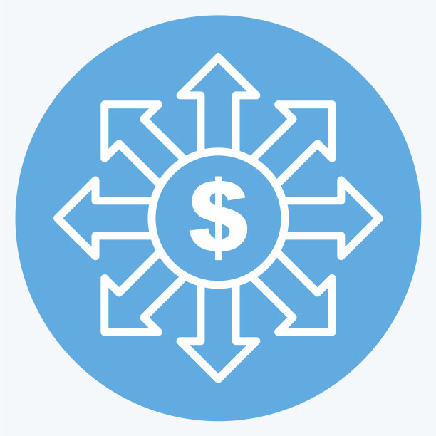 图标资金适合社区蓝色符号图片下载