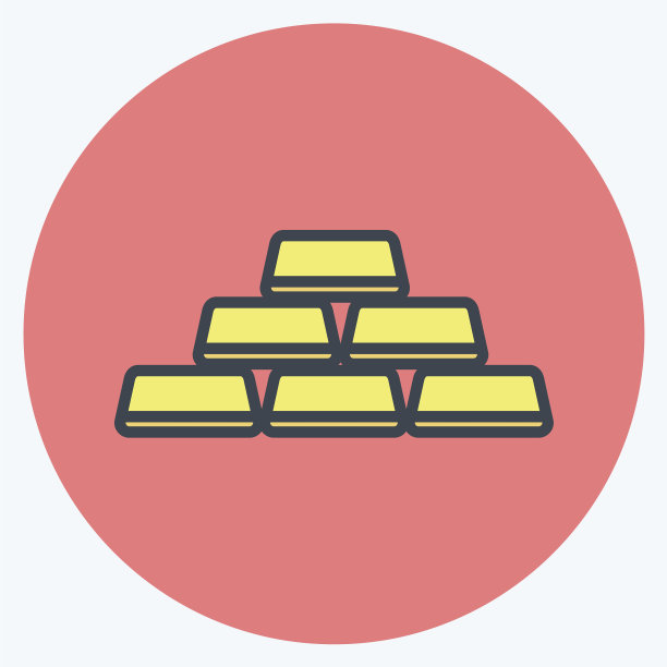 图标金色适合狂野西部的象征色图片下载